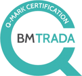 BM Trada Q Mark Certification logo in Teal