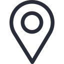 location pin in black